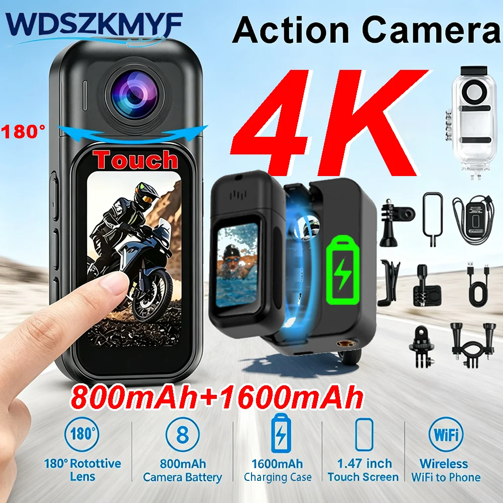 Photography Blog - 4K/1080P 미니 WiFi 바디캠 충전 케이스