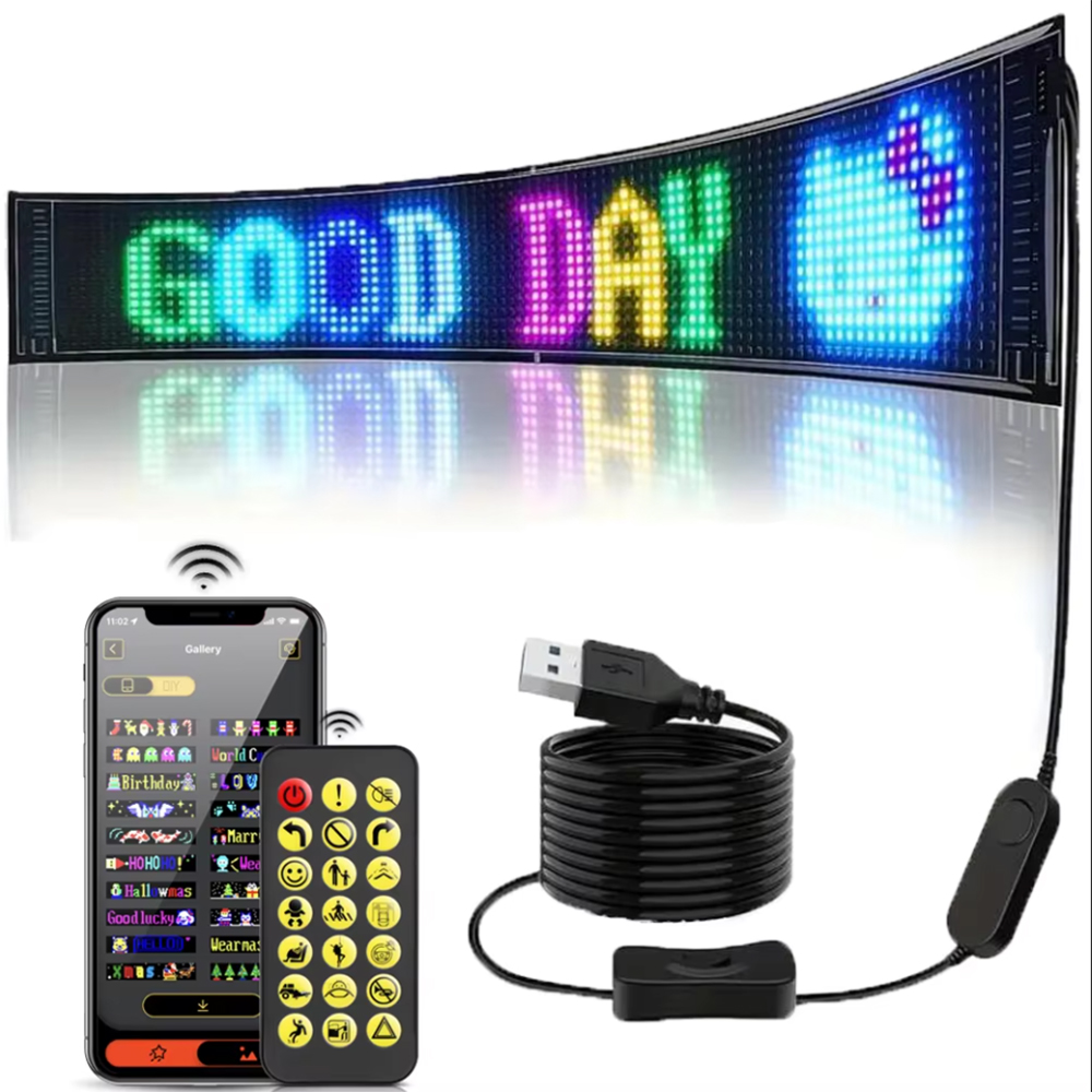 Pixel Art Led Panel - 16x96 LED 매트릭스 픽셀 패널, 스크롤링