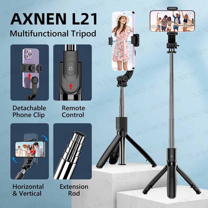 AXNEN L21 전화 셀카봉 휴대폰 삼각대(확장 막대 - Photography Blog 리뷰 및 가격
