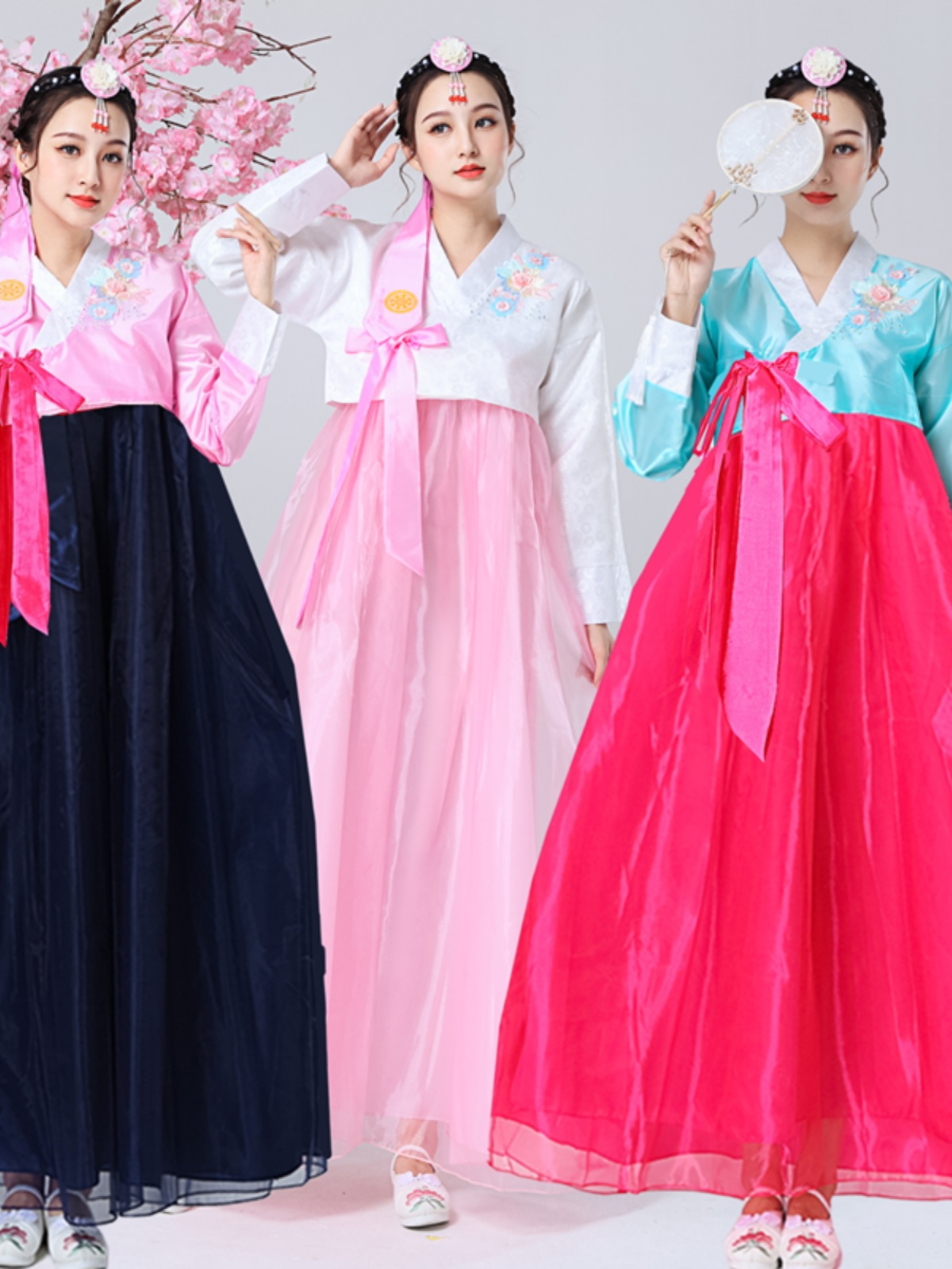 새로운 한국 궁정 여성 댄스 의상 학생 공연 행사 전통 - Photography Studio 리뷰 및 가격