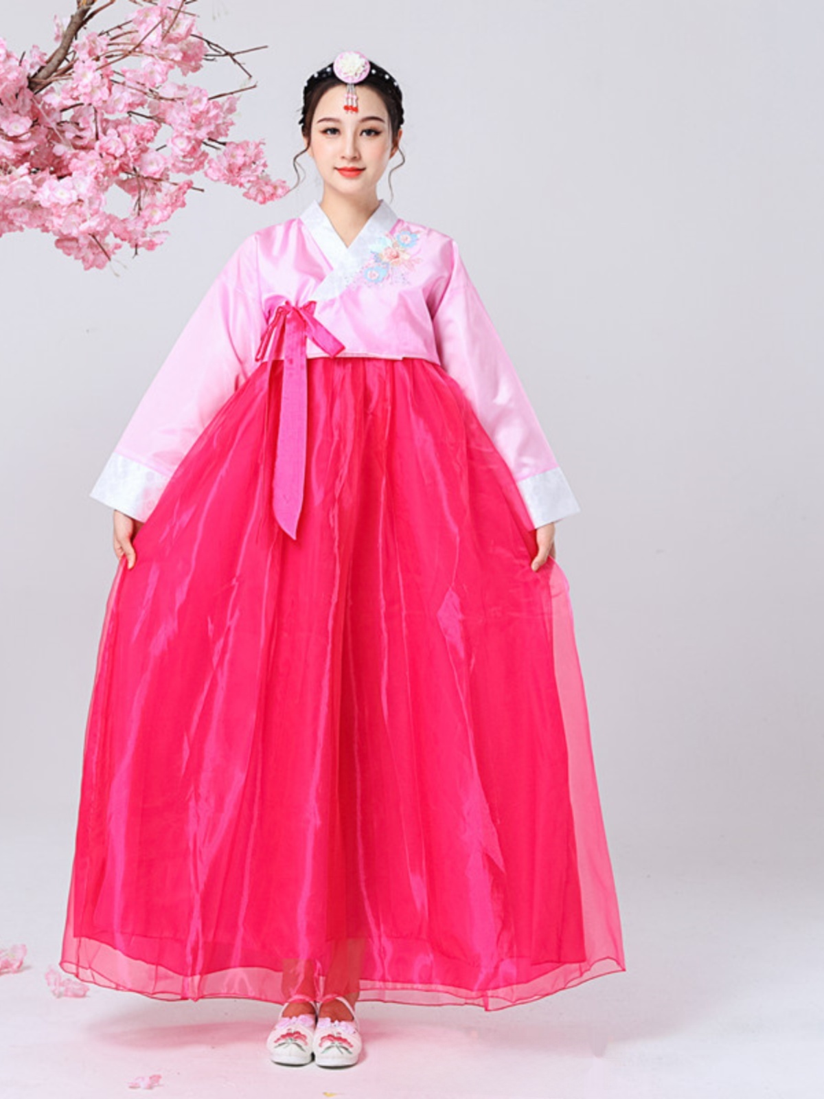 새로운 한국 궁정 여성 댄스 의상 학생 공연 행사 전통 - Photography Studio 리뷰 및 가격