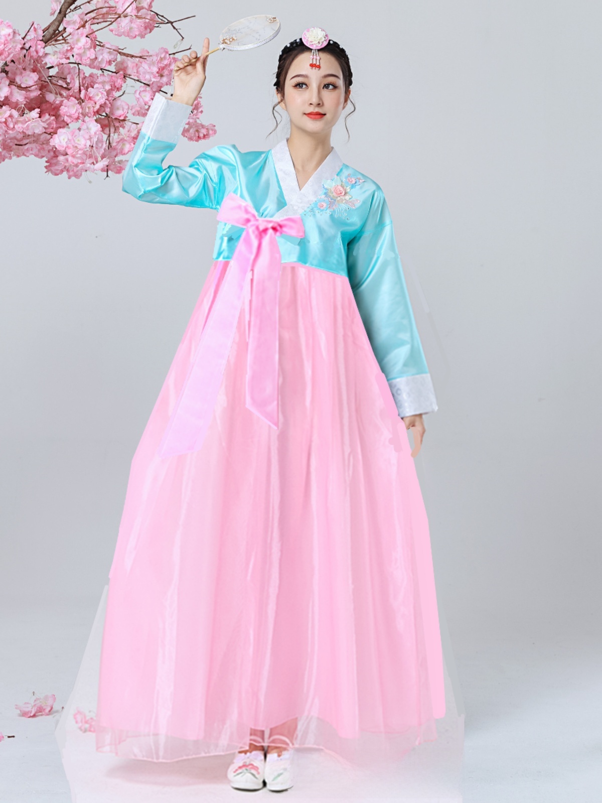새로운 한국 궁정 여성 댄스 의상 학생 공연 행사 전통 - Photography Studio 리뷰 및 가격