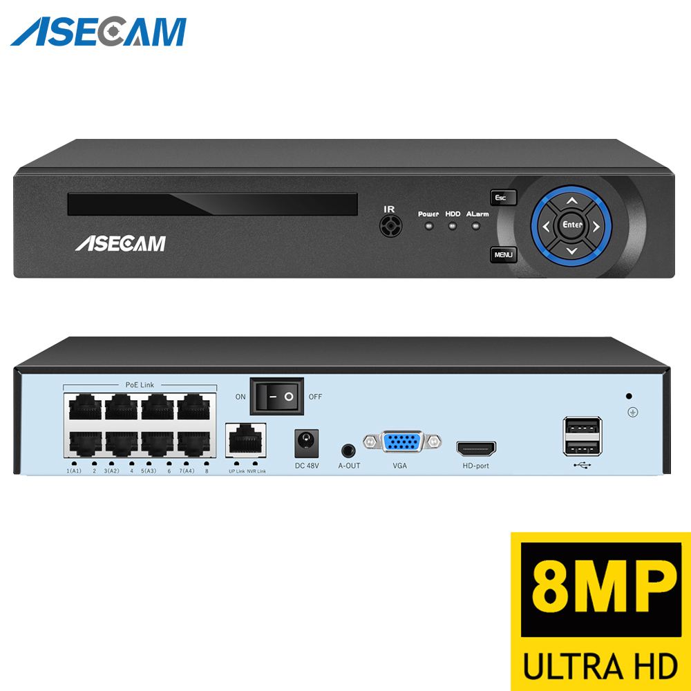 슈퍼 8MP POE NVR 비디오 레코더 오디오 IP  - Photography Uk 리뷰 및 가격
