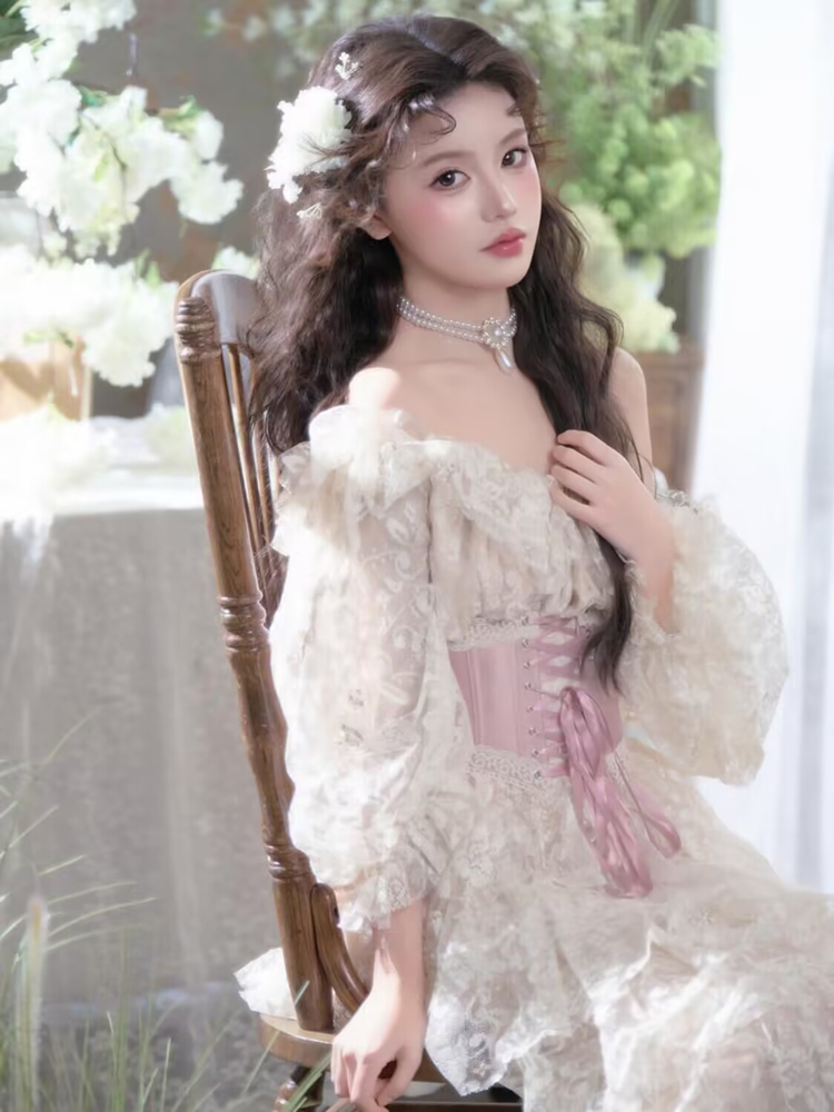 화이트 레이스 드레스 사진 스튜디오 새로운 스타일 유화 - Photography Studio 리뷰 및 가격