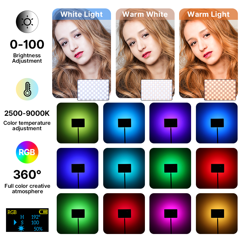 Ulanzi LT003 15W RGB 비디오 라이트 풀 - Pixel Art Led Panel 리뷰 및 가격
