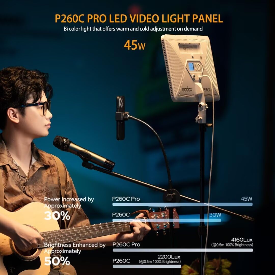 Godox P260C Pro LED 비디오 라이트 패널 - Pixel Art Led Panel 리뷰 및 가격