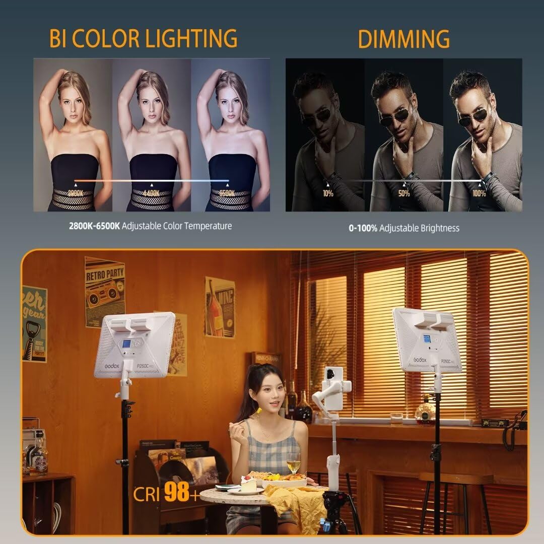 Godox P260C Pro LED 비디오 라이트 패널 - Pixel Art Led Panel 리뷰 및 가격