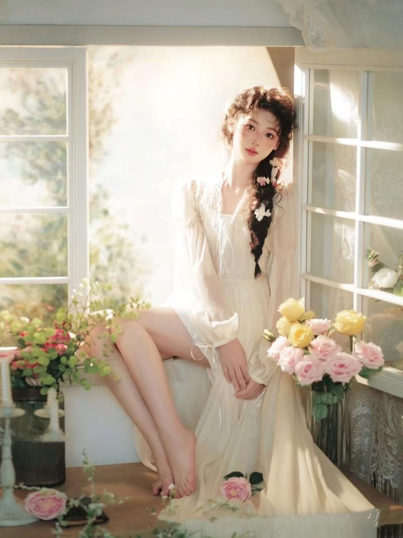 예술적 사진 스튜디오 빈티지 레이스 스커트 아름다운 순 - Photography Studio 리뷰 및 가격