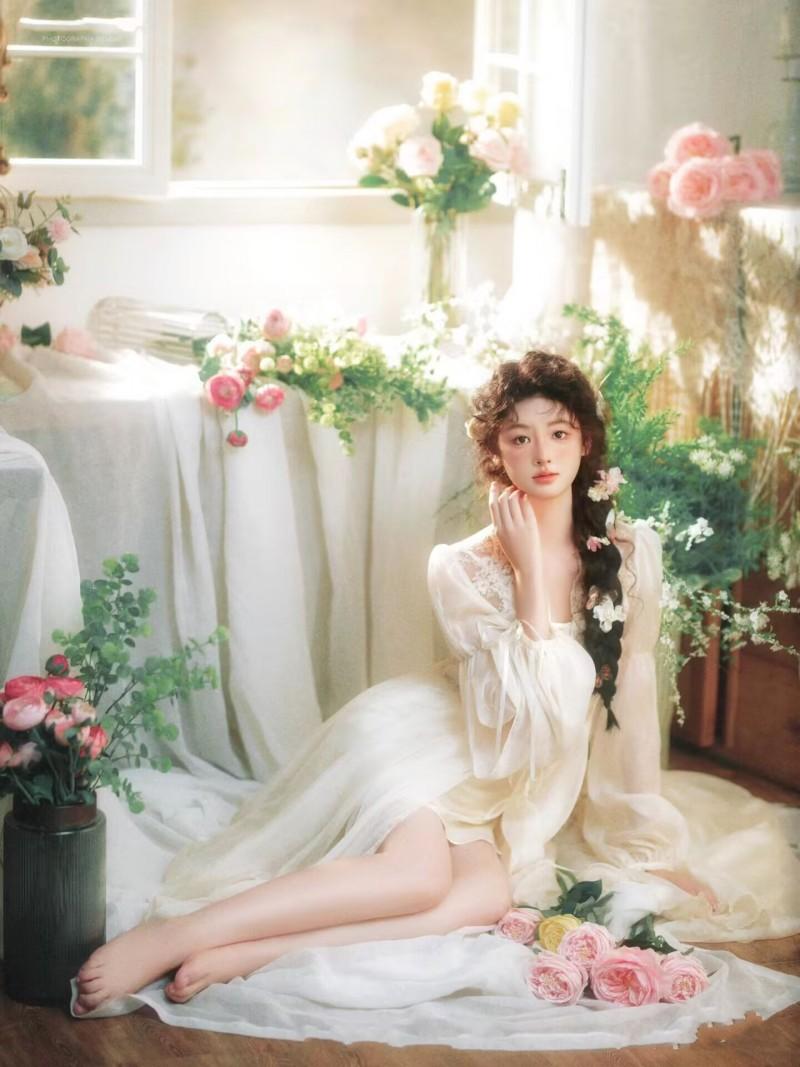 예술적 사진 스튜디오 빈티지 레이스 스커트 아름다운 순 - Photography Studio 리뷰 및 가격