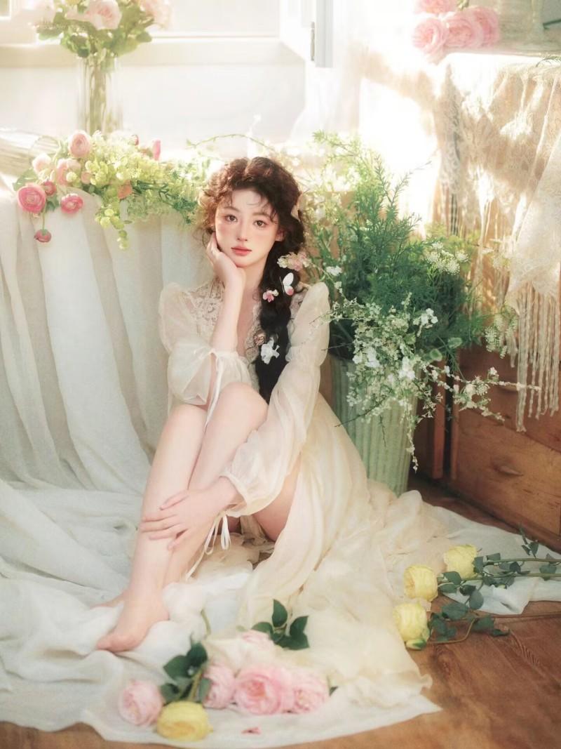 예술적 사진 스튜디오 빈티지 레이스 스커트 아름다운 순 - Photography Studio 리뷰 및 가격