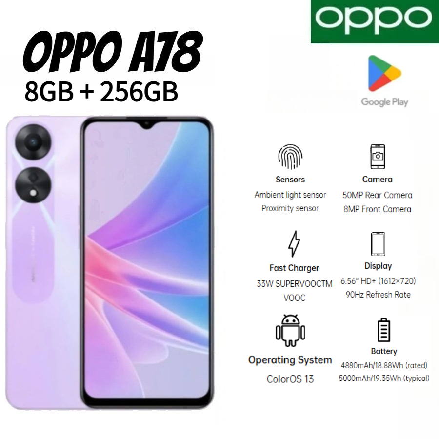 2026 최신 OPPO A78 글로벌 에디션 스마트폰  - Photography Sim 리뷰 및 가격