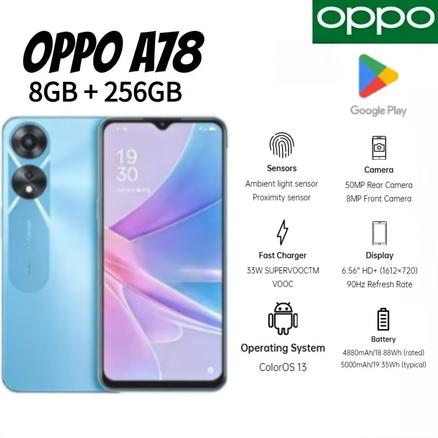 2026 최신 OPPO A78 글로벌 에디션 스마트폰  - Photography Sim 리뷰 및 가격