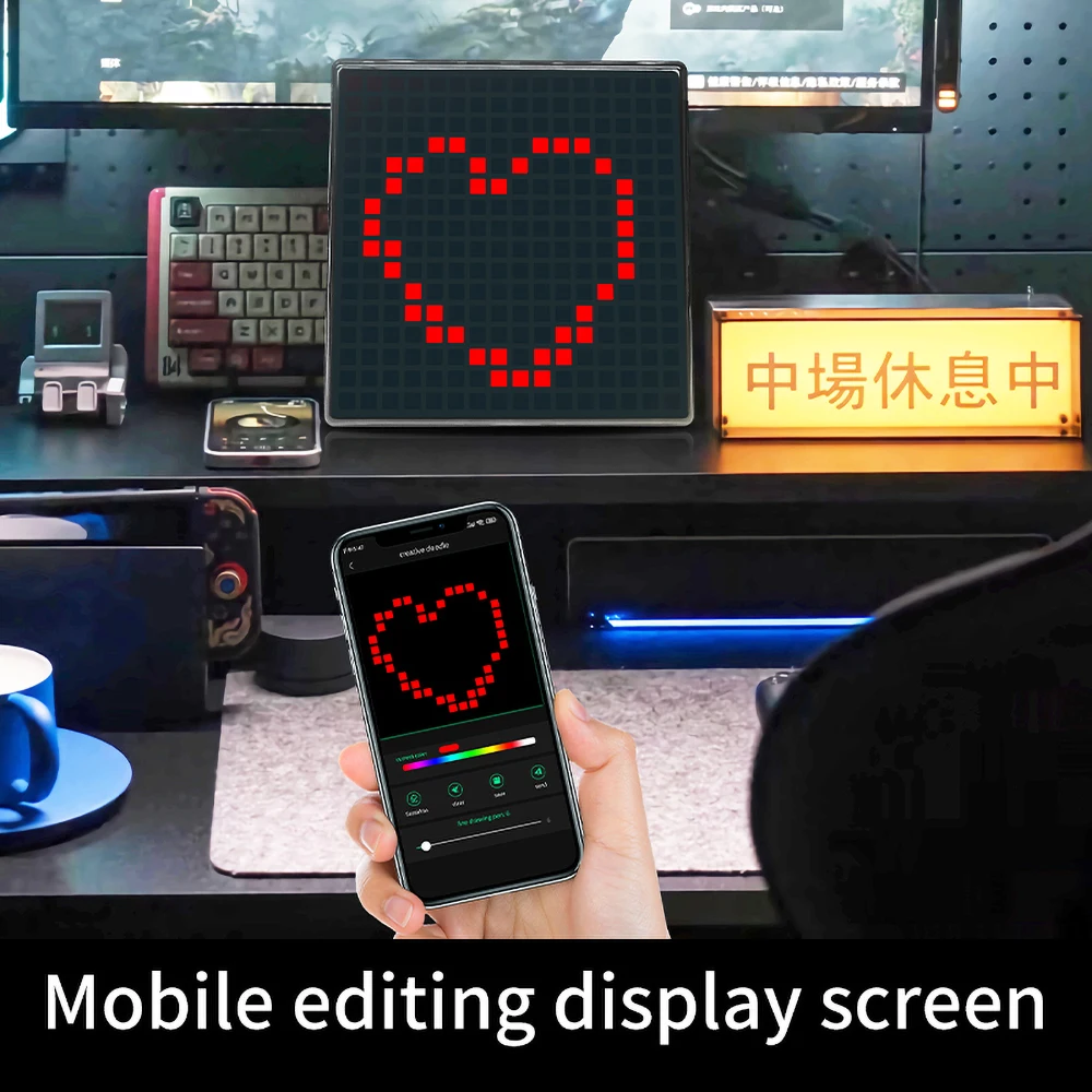 새로운 64x64 LED 픽셀 디스플레이 스마트 앱 제 - Pixel Art Led Panel 리뷰 및 가격