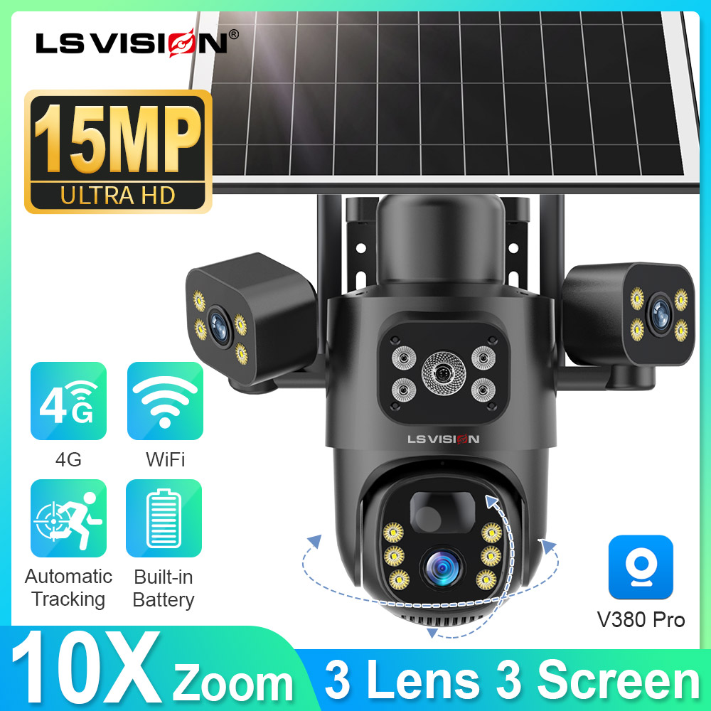 LS VISION 4G / WiFi 태양광 카메라 3렌 - Photography Uk 리뷰 및 가격